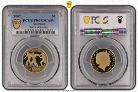 2007 $1 Surf Lifesaving PR69DCAM