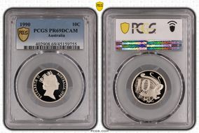 1990 10C PR69DCAM