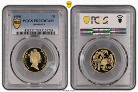 1990 $1 PR70DCAM