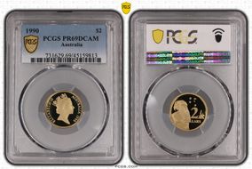 1990 $2 PR69DCAM