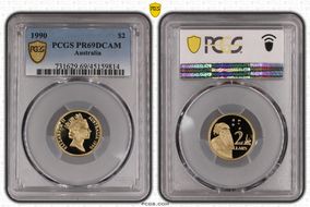 1990 $2 PR69DCAM