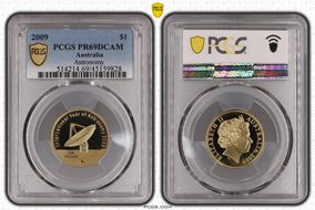 2009 $1 Astronomy PR69DCAM