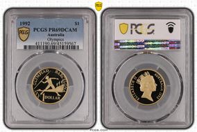 1992 $1 Olympics PR69DCAM
