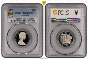 1977 10C PR69DCAM