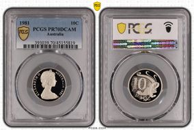 1981 10C PR70DCAM
