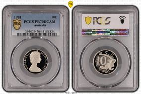 1981 10C PR70DCAM