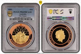 2001 $10 The Future PR69DCAM