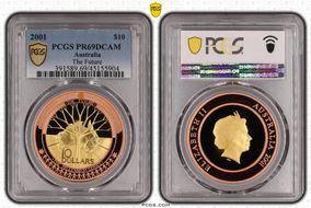 2001 $10 The Future PR69DCAM