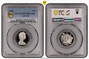 1983 10C PR70DCAM