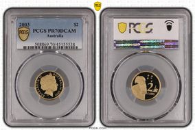 2003 $2 PR70DCAM