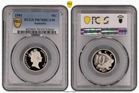 1991 10C PR70DCAM