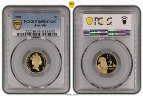 1991 $2 PR69DCAM