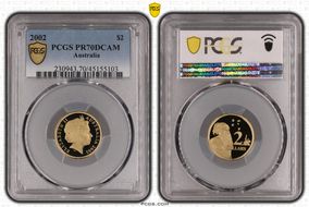 2002 $2 PR70DCAM