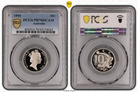 1995 10C PR70DCAM
