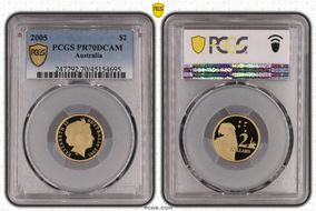 2005 $2 PR70DCAM