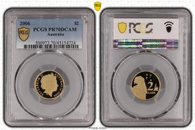 2006 $2 PR70DCAM