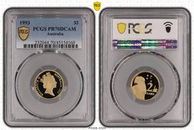 1993 $2 PR70DCAM