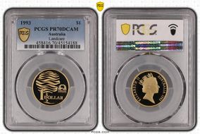 1993 $1 Landcare PR70DCAM