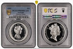 1992 $25 Princess Diana PR69DCAM