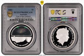 2002 $5 Year of the Outback PR69DCAM