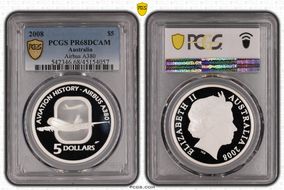 2008 $5 Airbus A380 PR68DCAM