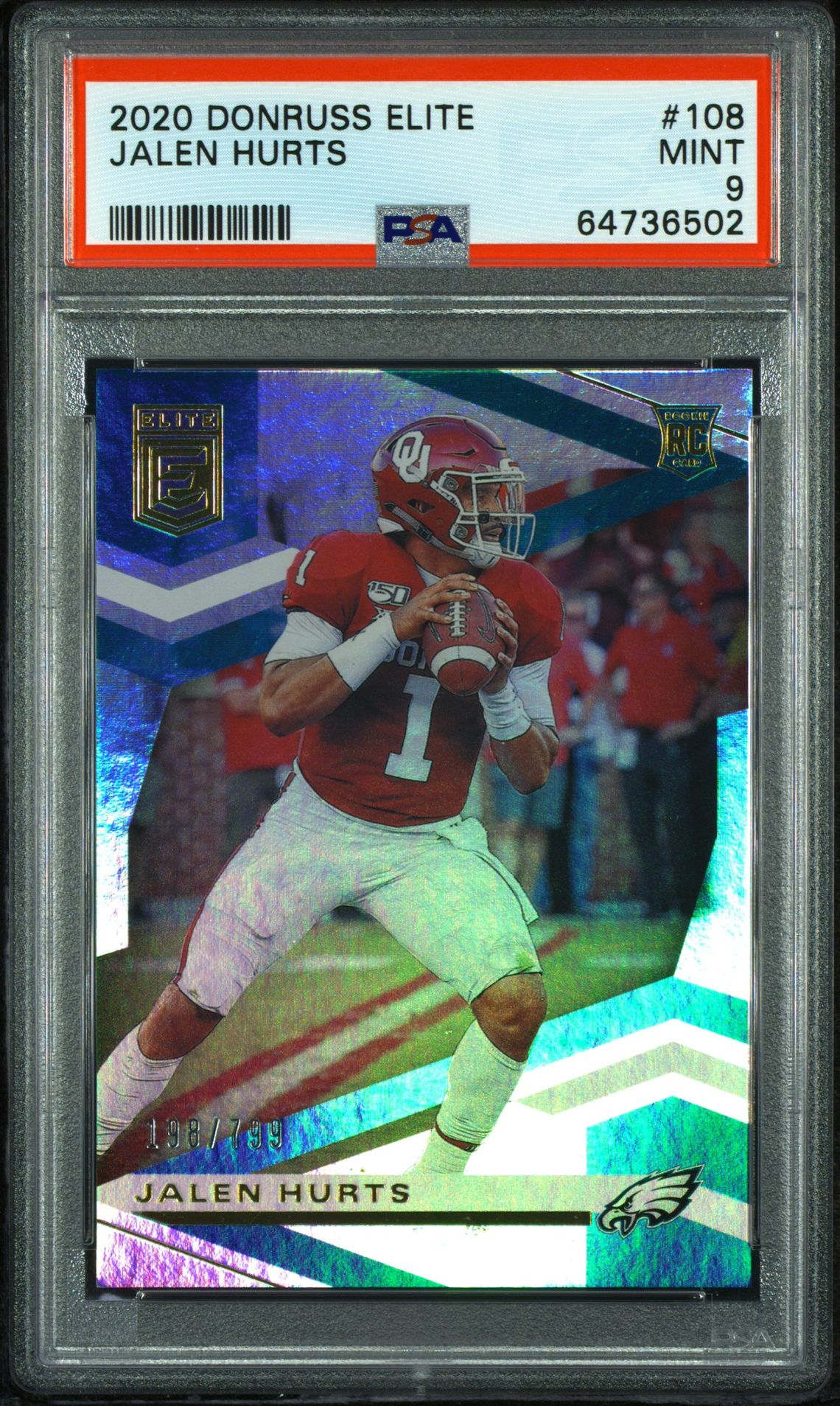 2020 Donruss PANINI DONRUSS ELITE #108 Jalen Hurts front