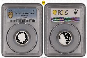 2003 $2 Ag PR69DCAM