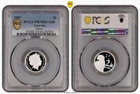 2007 $2 Silver PR70DCAM