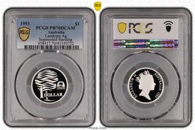 1993 $1 Landcare Ag Segmented Reeding PR70DCAM