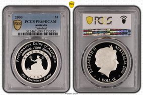 2000 $1 The Cartwheel Penny PR69DCAM