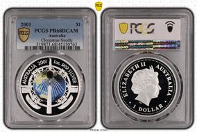 2001 $1 Cleopatras Needle PR68DCAM