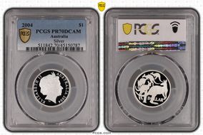 2004 $1 Silver PR70DCAM