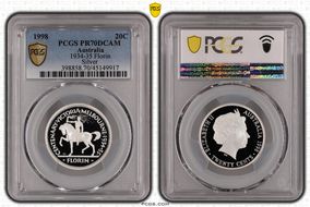 1998 20C 1934-35 Florin Silver PR70DCAM