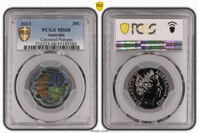 2013 20C Colorized Platypus MS68