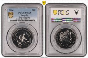 2006 50C Lawn Bowling MS67