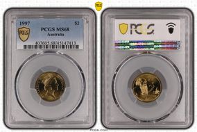 1997 $2 MS68