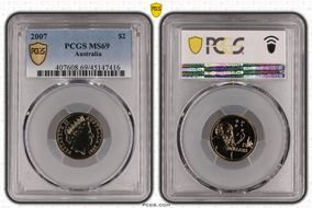 2007 $2 MS69