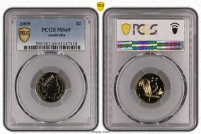 2009 $2 MS69