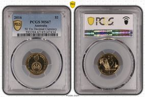 2016 $2 50 Yrs Decimal Currency MS67