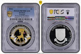 2016 $1 Rudolph Red-nosed Reindeer PR70DCAM