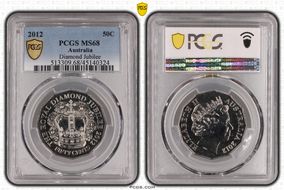 2012 50C Diamond Jubilee MS68