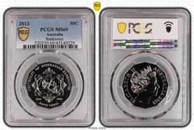 2013 50C Banknotes MS69