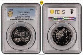 2015 50C Princess Charlotte MS69