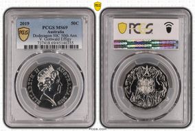 2019 50C Dodecagon 50C 50th Ann. V. Gottwald Effigy MS69