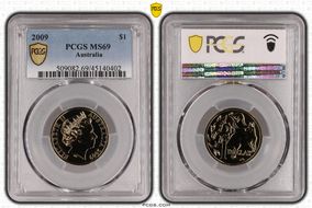 2009 $1 MS69