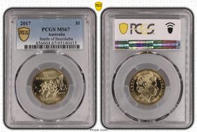 2017 $1 Battle of Beersheba MS67