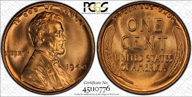 1940 1C MS67RD
