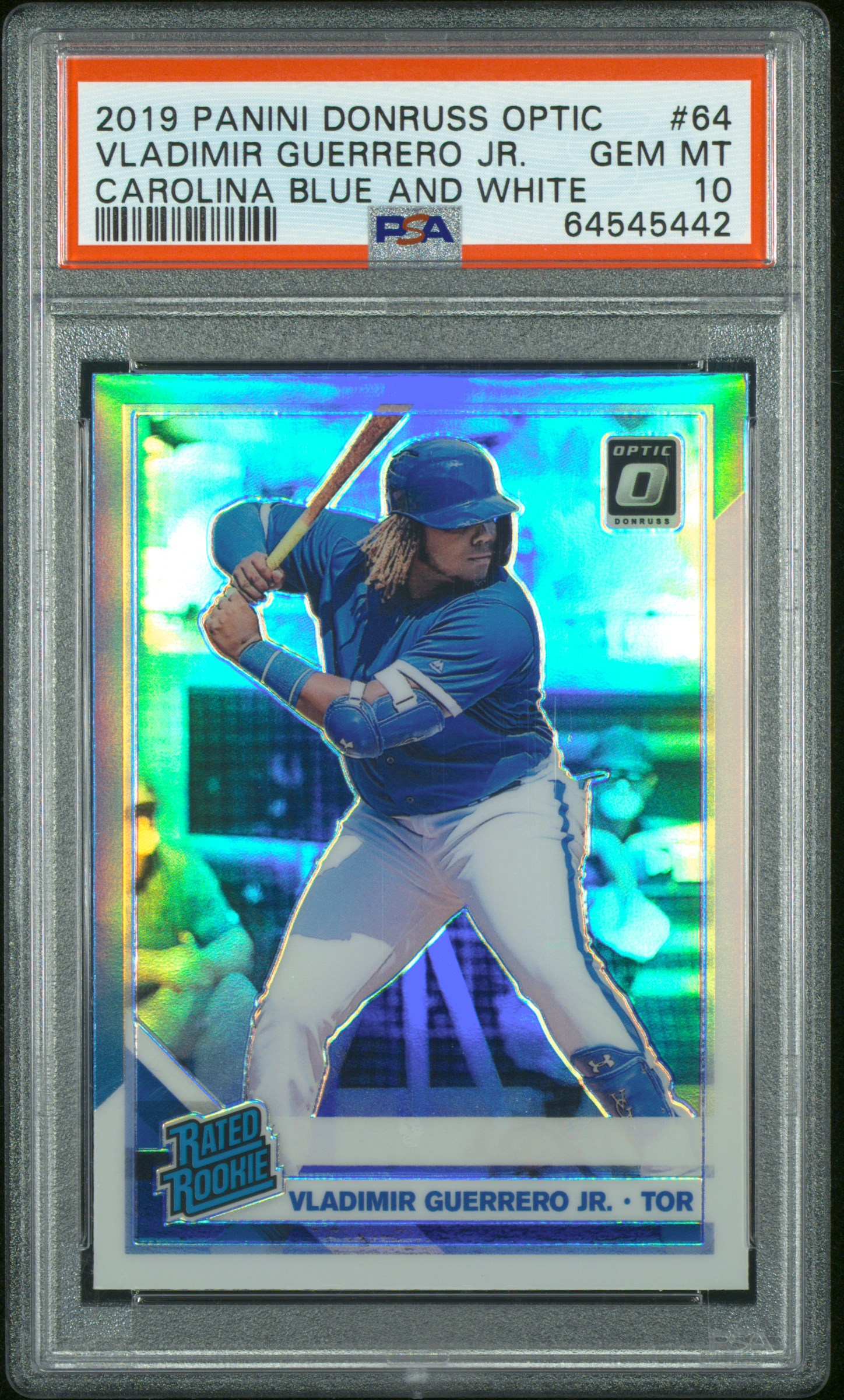 Vladimir Guerrero Jr. 2019 Panini Donruss Optic