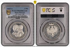 1915-A 3 Mk 100 Years J-88 PR65DCAM
