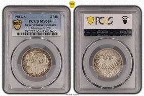 1903-A 2 Mk Marriage J-158 MS65+